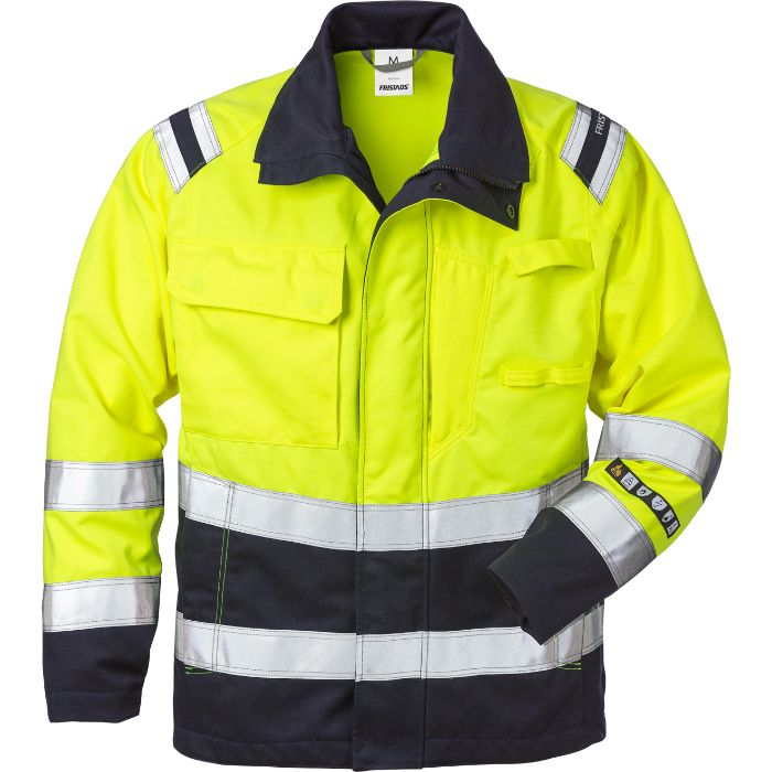 FRISTADS Flamestat Hi Vis Jack Klasse 3 4175 Aths 119922