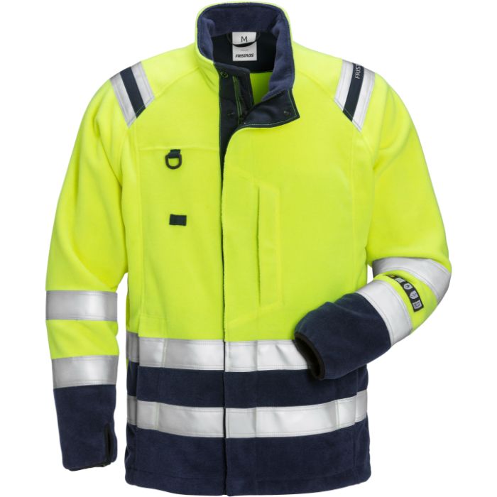 FRISTADS Flamestat Hi Vis Fleecejack Klasse 3 4063 Atf 122233