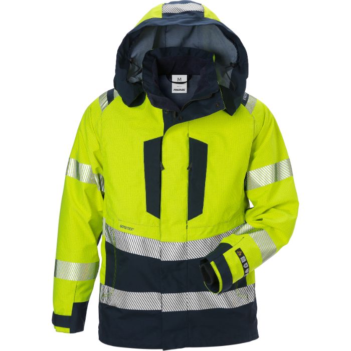 FRISTADS Flamestat Hi Vis Gore-Tex Pyrad® Shelljack Klasse 3 4095 Gxe 125617