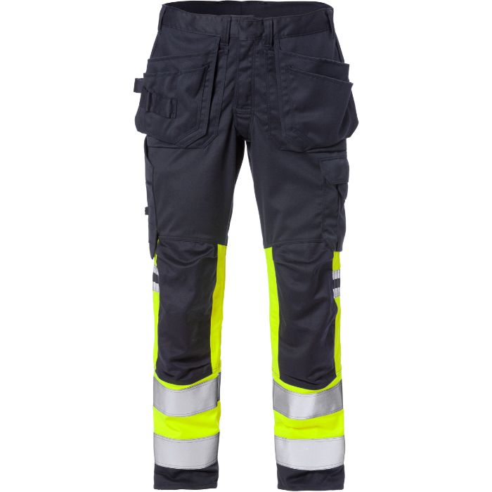 FRISTADS Flamestat Hi Vis Werkbroek Stretch Klasse 1 2163 Athf 129519