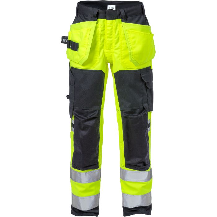FRISTADS Flamestat Hi Vis Werkbroek Stretch Klasse 2 2167 Athf 129520