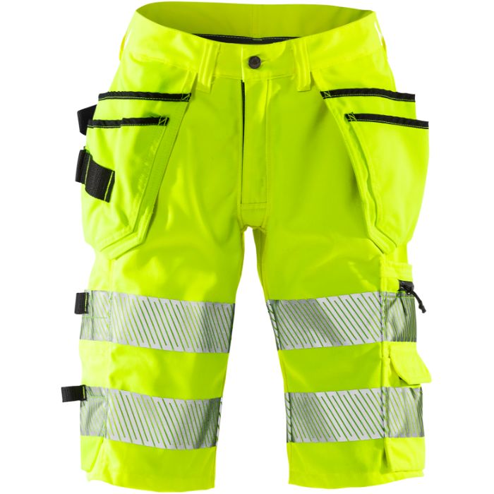 FRISTADS Hi Vis Korte Stretchbroek Vrouw Klasse 1 2529 Plu 129738