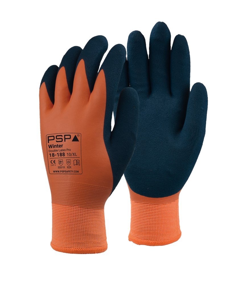 PSP 18-188 Winter Double Latex Pro Werkhandschoen