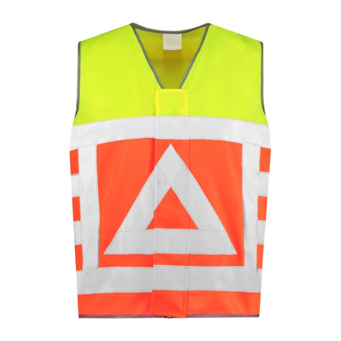 Bestex Verkeersregelaarsvest met ritssluiting. 100% polyester VKVRWS100