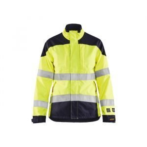 Blåkläder Multinorm Damesjack Inherent 49691512 - High Vis Geel/Marineblauw