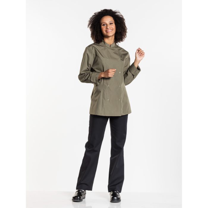 Chaud Devant Chef Jacket Lady Poco Dark Olive
