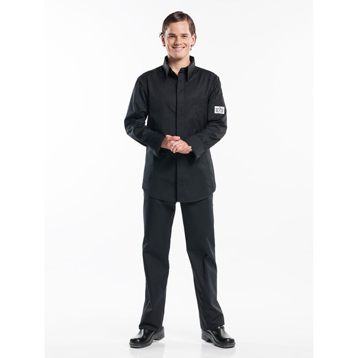 Chaud Devant Chef Jacket Chef Shirt Black