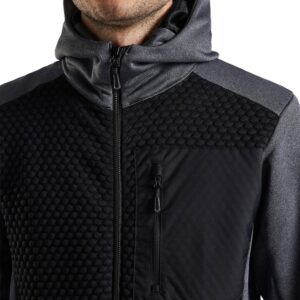 Blåkläder Hoodie met hele rits 35402533 - Zwart Mêlee