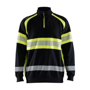 Blåkläder High vis Sweater 35531158 - Zwart/High Vis Geel