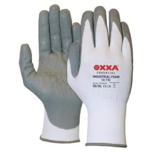 OXXAÂ® Industrial-Foam 14-710 handschoen - grijs/wit