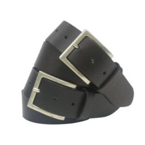 Lederen riem - zwart