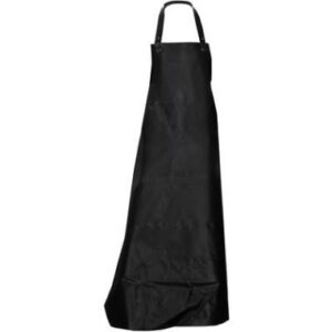 Werkschort PVC/katoen 90 x 130 cm - bruin