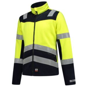 Tricorp Fleecejack Multinorm Bicolor 403013 - Fluor Yellow-Ink
