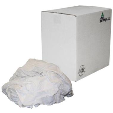 Witte tricot poetslappen HK Ã 5 kg - wit