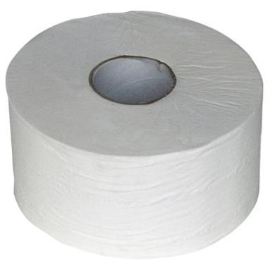 2-laags Jumbo Mini toiletrol - wit