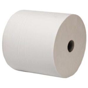 4-laags Maxirol poetsrol, 380 m x 37 cm, cellulose, wit - wit