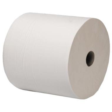 4-laags Maxirol poetsrol, 380 m x 37 cm, cellulose, wit - wit