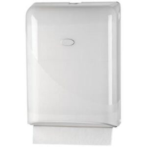 Handdoek Z-vouw dispenser, wit - wit