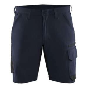 Blåkläder Service short 4-weg stretch 14231645 - Donker marineblauw/Zwart