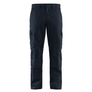 Blåkläder Industrie werkbroek stretch met kniezakken 14481832 - Donker marineblauw/Zwart