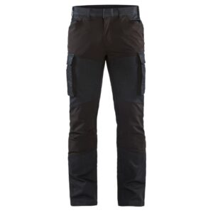 Blåkläder Service werkbroek denim stretch 14571147 - Marineblauw/Zwart