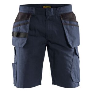 Blåkläder Service short met spijkerzakken 14941330 - Donker marineblauw/Zwart