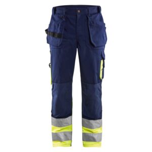 Blåkläder Werkbroek High Vis 15291860 - Marine/High Vis Geel