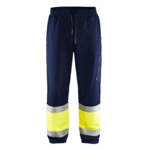 Blåkläder Sweatpants High Vis 15492526 - Marine/High Vis Geel