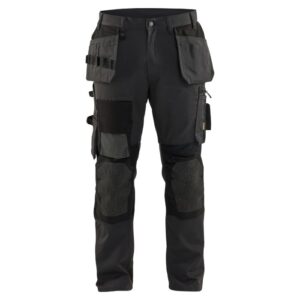 Blåkläder Werkbroek met Kevlar en stretch 15541860 - Donkergrijs/Zwart