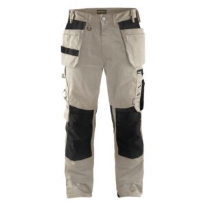 Blåkläder Werkbroek met spijkerzakken 15551860 - Stone/Zwart