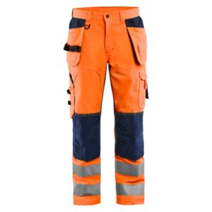 Blåkläder Werkbroek High Vis met ventilatie 15651811 - High Vis Oranje/Marineblauw