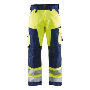 Blåkläder Werkbroek High Vis zonder spijkerzakken 15661811 - High Vis Geel/Marineblauw