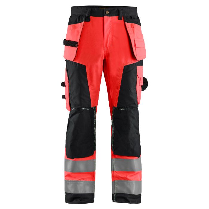 Blåkläder Werkbroek High Vis 15681811 - High Vis Rood/Zwart