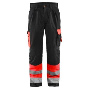 Blåkläder Werkbroek High Vis 15841860 - High Vis Rood/Zwart