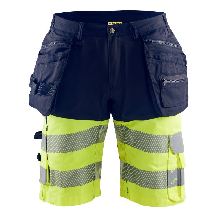 Blåkläder High Vis short 15961811 - Marine/High Vis Geel