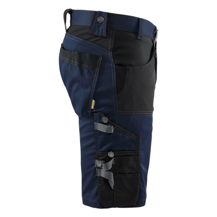 Blåkläder Short met Stretch 17981860 - Donker marineblauw/Zwart