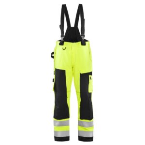 Blåkläder Multinorm winterwerkbroek 18681530 - High Vis Geel/Marineblauw