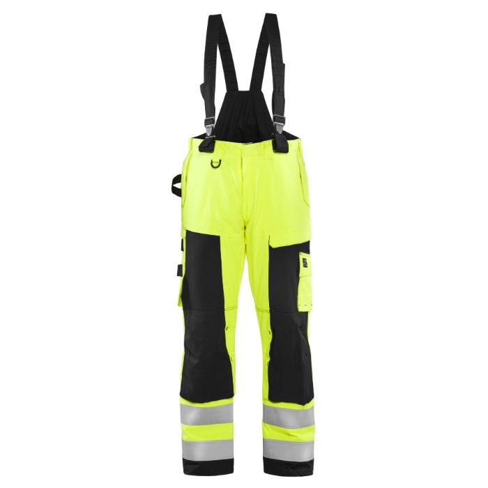 Blåkläder Multinorm winterwerkbroek 18681530 - High Vis Geel/Marineblauw