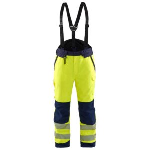 Blåkläder Winterwerkbroek High Vis 18751977 - High Vis Geel/Marineblauw
