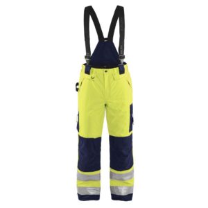 Blåkläder Winterwerkbroek High Vis 18851977 - High Vis Geel/Marineblauw