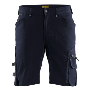 Blåkläder Short 4-weg stretch X1900 zonder spijkerzakken 19871644 - Donker marineblauw/Zwart