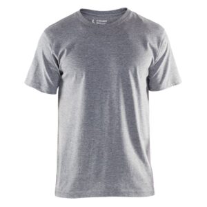Blåkläder T-shirt per 10 verpakt 33021033 - Grijs Mêlee