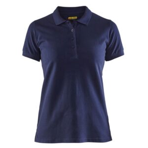 Blåkläder Dames poloshirt piqué 33071035 - Marineblauw