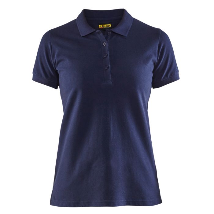 Blåkläder Dames poloshirt piqué 33071035 - Marineblauw