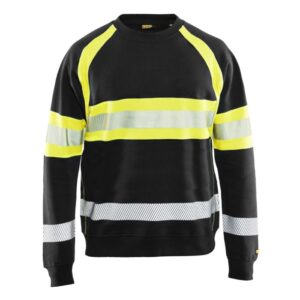 Blåkläder Sweater High Vis 33591158 - Zwart/High Vis Geel