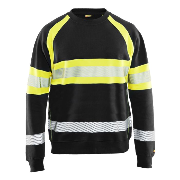 Blåkläder Sweater High Vis 33591158 - Zwart/High Vis Geel
