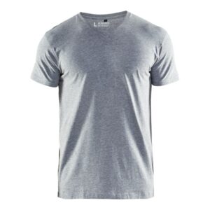Blåkläder T-Shirt, V-hals 33601059 - Grijs Mêlee