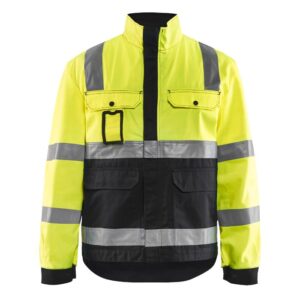 Blåkläder Jack, ongevoerd High Vis 40231804 - High Vis Geel/Zwart