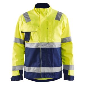 Blåkläder Jack High Vis 40641811 - High Vis Geel/Marineblauw