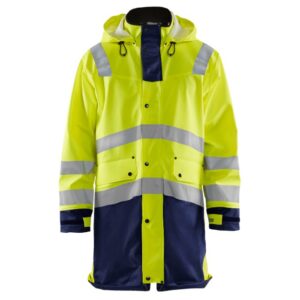 Blåkläder Regenjas High Vis LEVEL 2 43062003 - High Vis Geel/Marineblauw